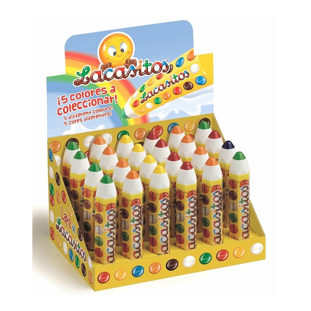 Lápices Lacasitos Estuche de 24 unidades.