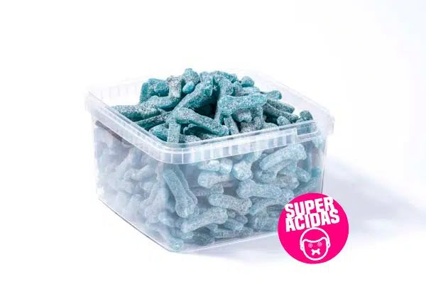 Llaves ácidas azul pinta lenguas tarro 290u