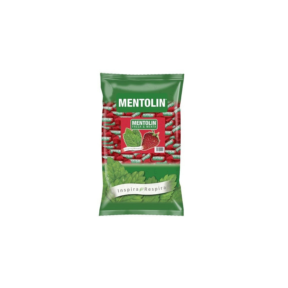 Mentolin Fresa & Menta Con Azúcar Lacasa Bolsa de 1kg.