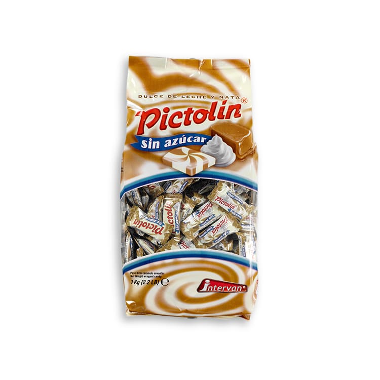 Pictolin Dulce de Leche y Nata Sin Azúcar Bolsa de 1kg.