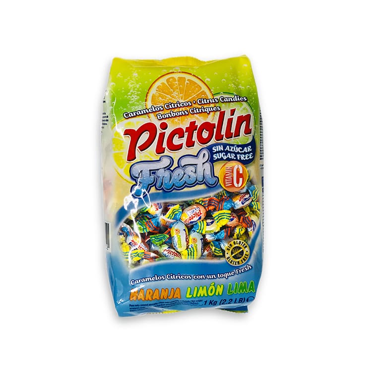 Pictolin Fresh Cítricos Sin Azúcar en Bolsa de 1kg.