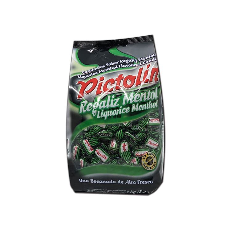 Pictolin Regaliz Mentol Bolsa de 1kg.