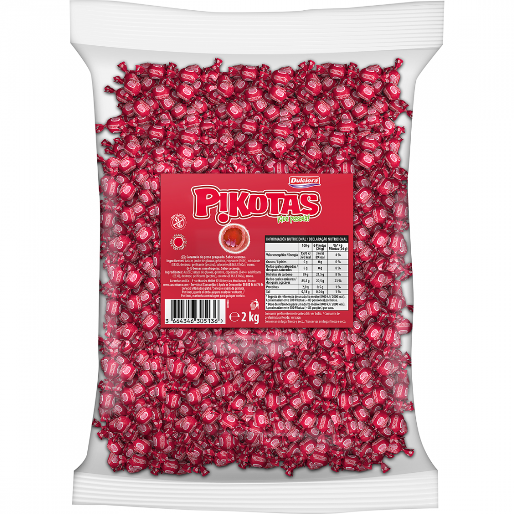 Pikotas Cereza Dulciora Bolsa de 2kg.