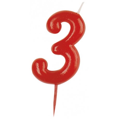 Vela Roja Número 3
