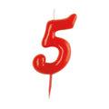 Vela Roja Número 5