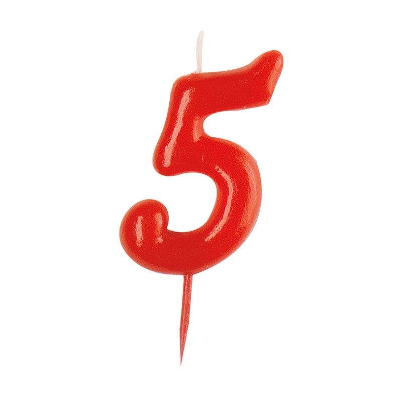 Vela Roja Número 5