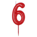 Vela Roja Número 6