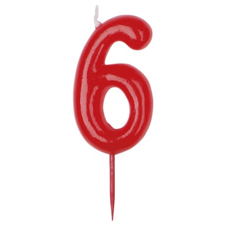 Vela Roja Número 6