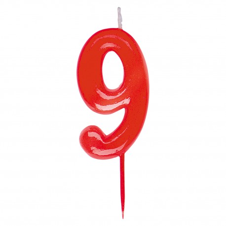 Vela Roja Número 9