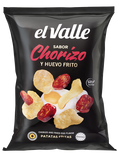 Patatas Fritas Chorizo y Huevo Frito El Valle 130gr.