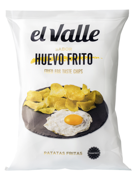 Patatas Fritas Huevo Frito El Valle Bolsa de 130gr.
