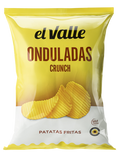 Patatas Fritas Onduladas 150gr El Valle.