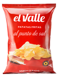 Patatas Fritas Punto de Sal 130gr El Valle.